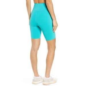 IVL Collective Yoga Bike Shorts Long Teal Blue Size 6 New Retails $78
